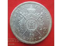 5 Франка 1869 А Франция сребро - Париж
