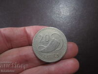 1969 FIJI - 20 cents