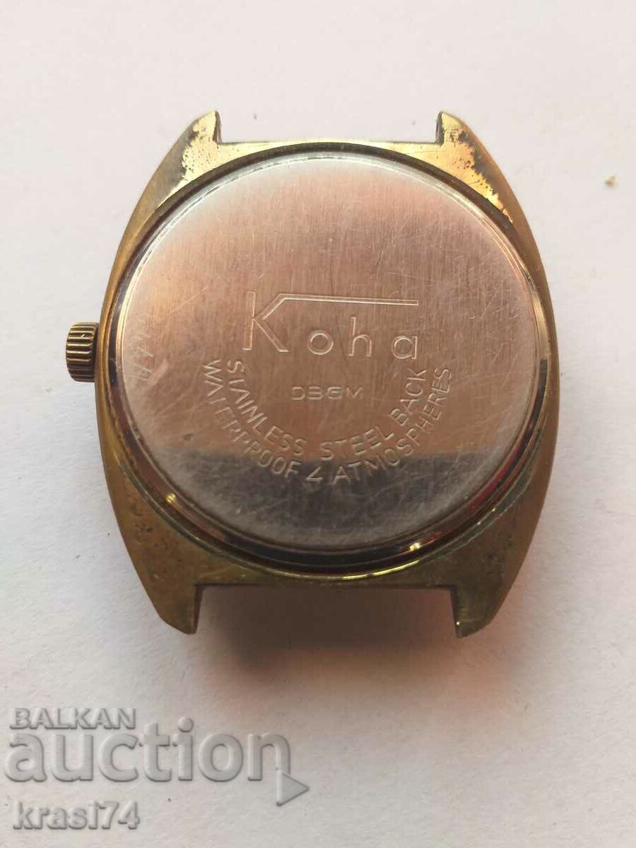 Gold plated watch with price 30.00 BGN | € 15.34