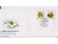 Пощенски плик Фауна Насекоми Пчели FDC