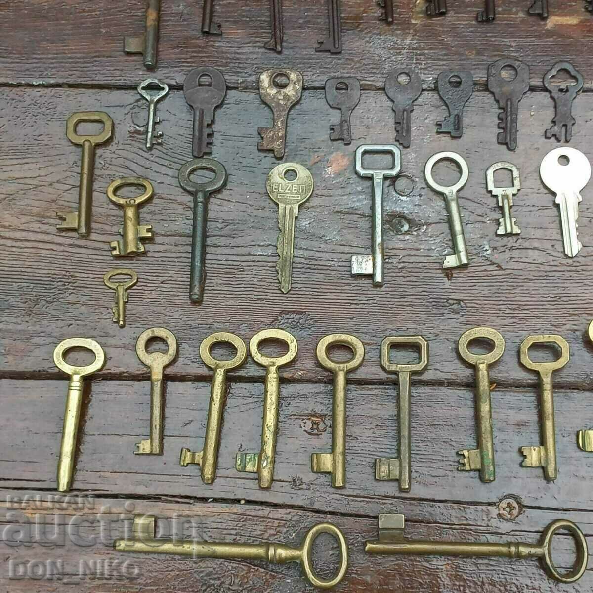 Bronze Keys 112 Pieces - 6