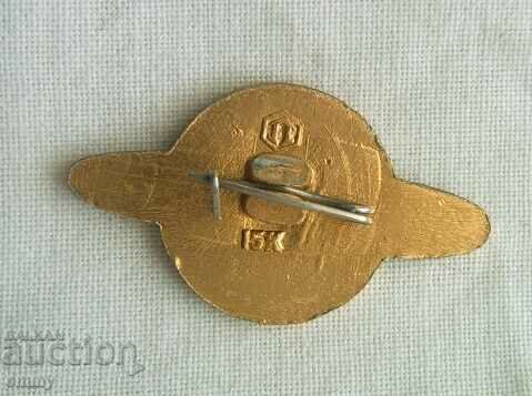 Badge Soyuz 11 - Salute, 1971, USSR with price 3.00 BGN | € 1.53 Badge Soyuz 11 - Salute, 1971, USSR with price 3.00 BGN | € 1.53