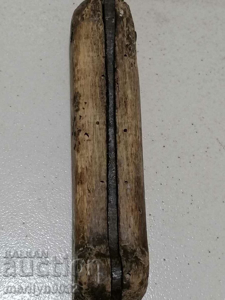 Old forged saber, ax, pole, knife, machete - 7