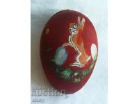 Large Easter egg box, hand painted, papier mache
