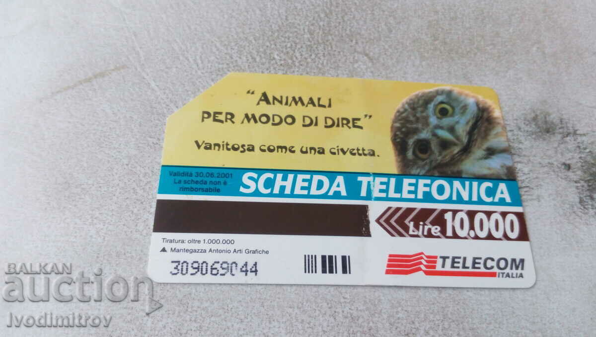 Phonocard TELECOM Italia Buhl with price 0.65 BGN | € 0.33 Phonocard TELECOM Italia Buhl with price 0.65 BGN | € 0.33