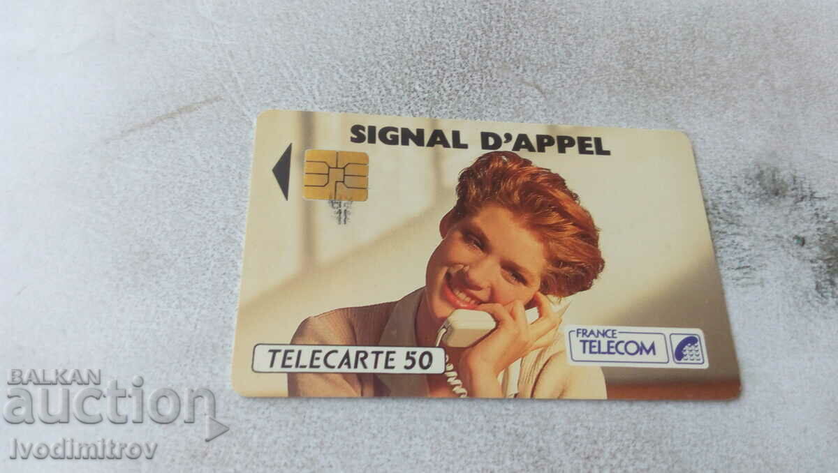 Phonocard FRANCE TELECOM 50 Units Signal D'Appel with price 0.85 BGN | € 0.43 Phonocard FRANCE TELECOM 50 Units Signal D'Appel with price 0.85 BGN | € 0.43