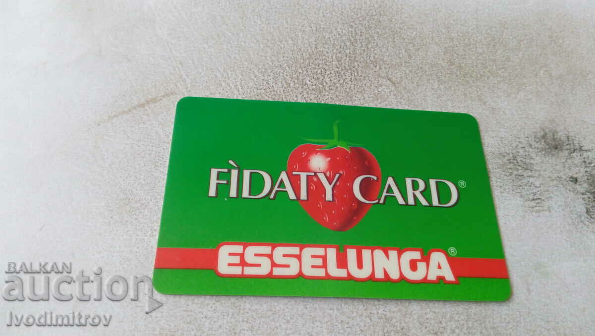 FIDATY CARD ESSELUNGA