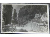 стара картичка Варна изглед от градината ПК