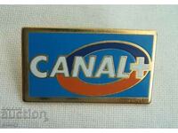 Значка рекламна - CANAL + , френски телевизионен канал