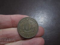 1955 1/2 penny SHIP
