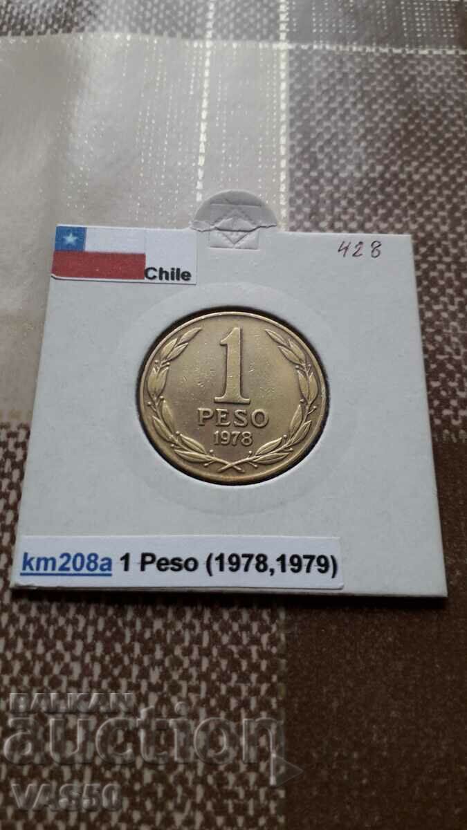 428. CHILE-1peso. 1978