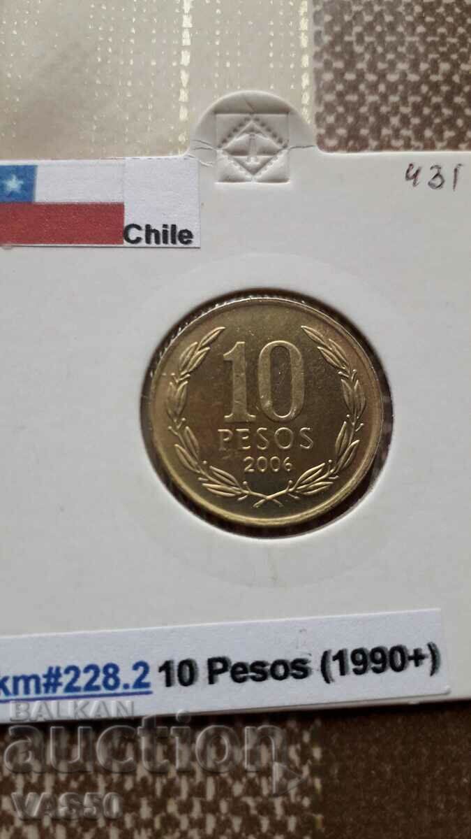 431. CHILE-10peso.2006