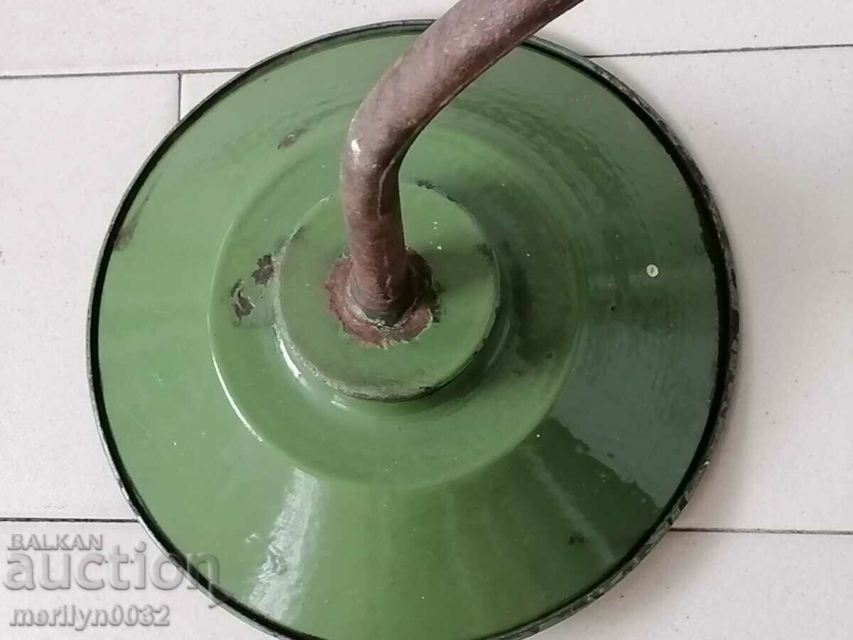 Old lamp reflector enamel stand - 7 Old lamp reflector enamel stand - 7