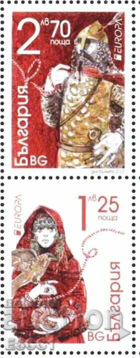 Pure stamps Europe SEP 2022 from Bulgaria