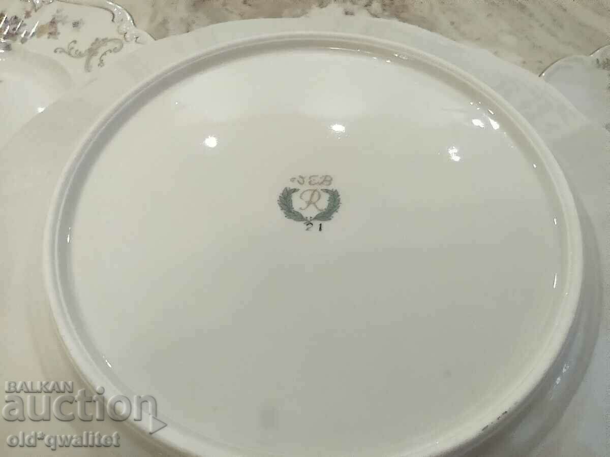 Auction Porcelain service of 6 plates, for 6 persons, Germany VEB Auction Porcelain service of 6 plates, for 6 persons, Germany VEB