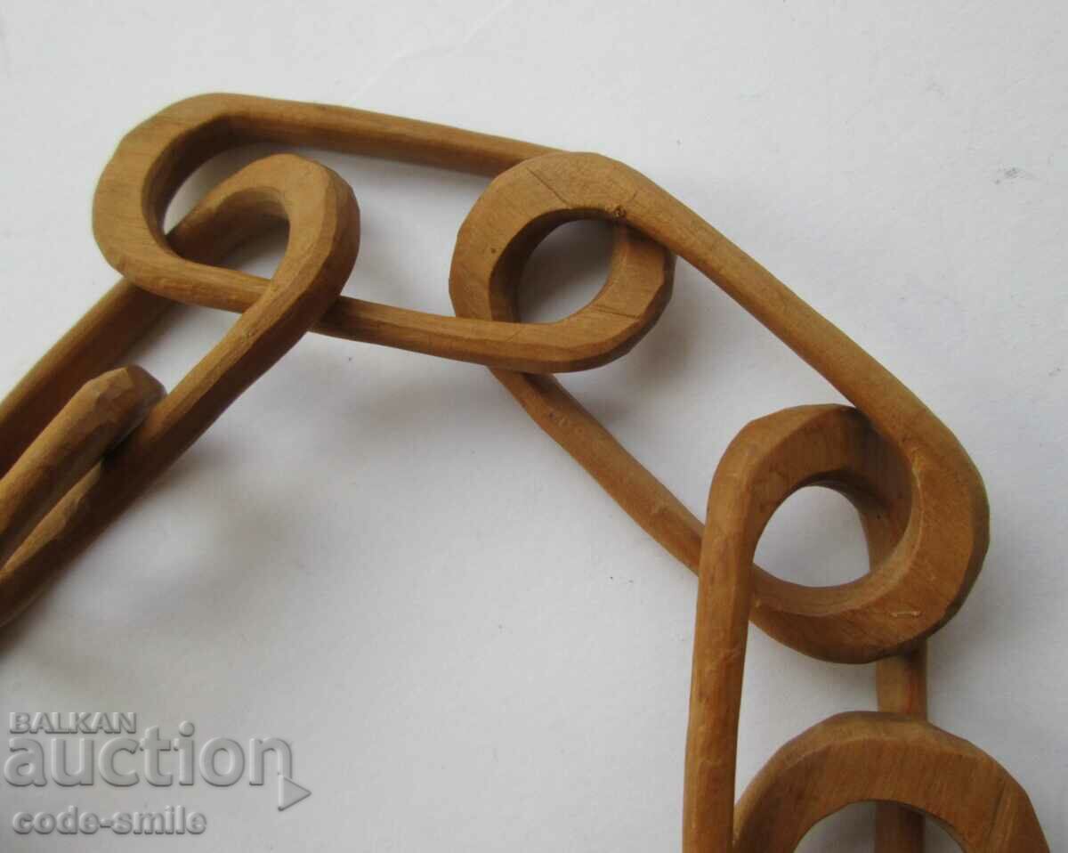 Old carving knife and spoon with chain without break - 5