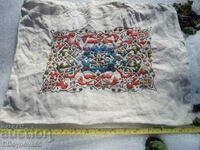 Old embroidered pillowcase