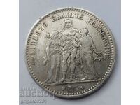 Ασήμι 5 Φράγκων Γαλλία 1874 K Ασημένιο Κέρμα #131