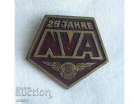 Badge 25 Years National People's Army of the GDR/Germany