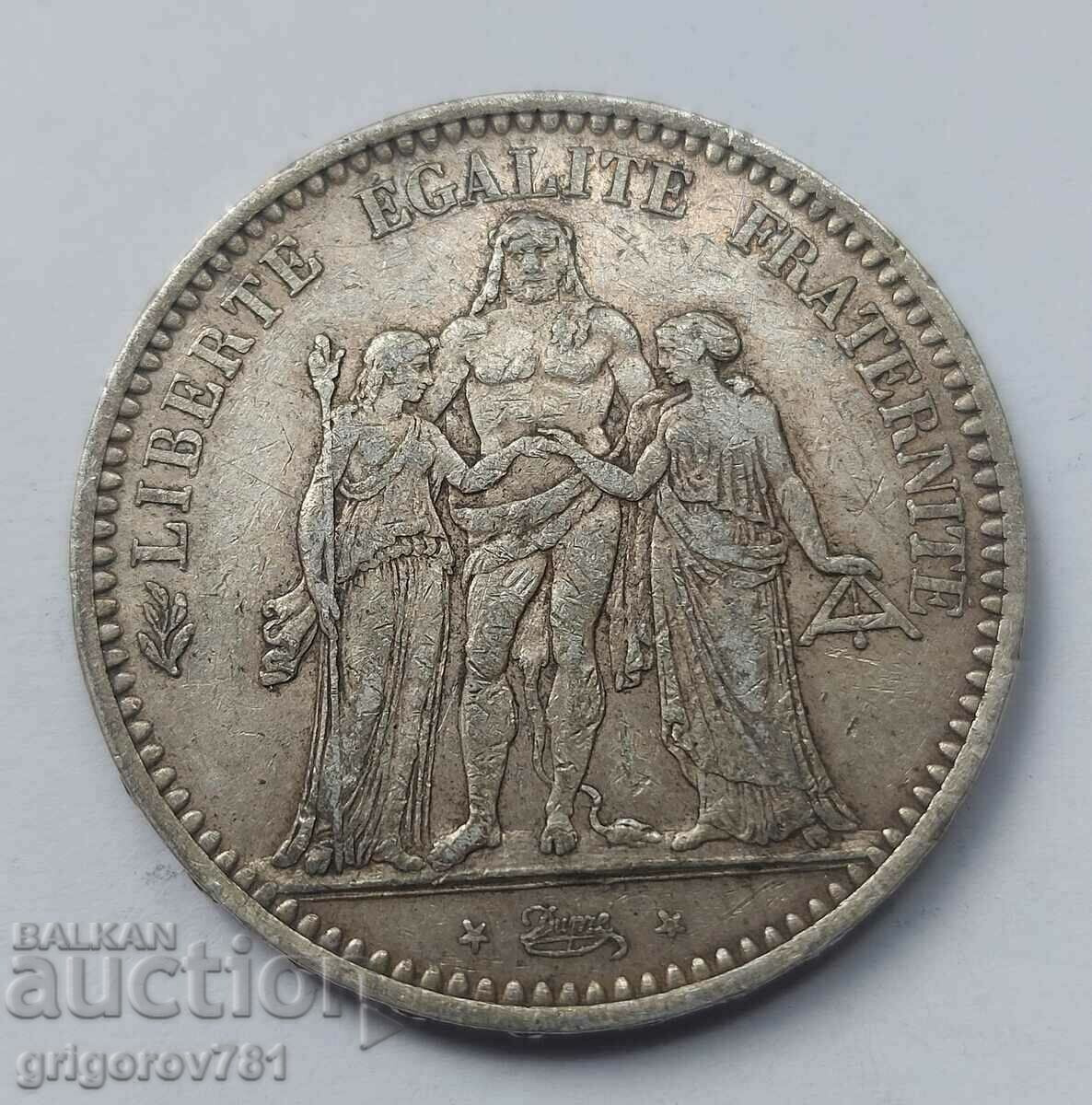 5 Φράγκα Ασήμι Γαλλία 1873 Ένα ασημένιο νόμισμα #138