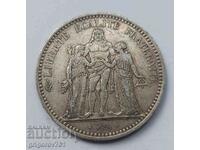 5 Francs Silver France 1873 A Silver Coin #138