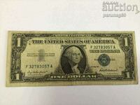 USA 1 Dollar 1957 BLUE STAMP (OR)