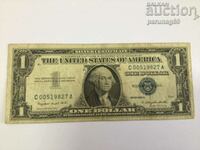 USA 1 Dollar 1957 BLUE STAMP (OR)