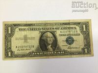 1 Δολάριο ΗΠΑ 1957 ΜΠΛΕ Σφραγίδα (OR)