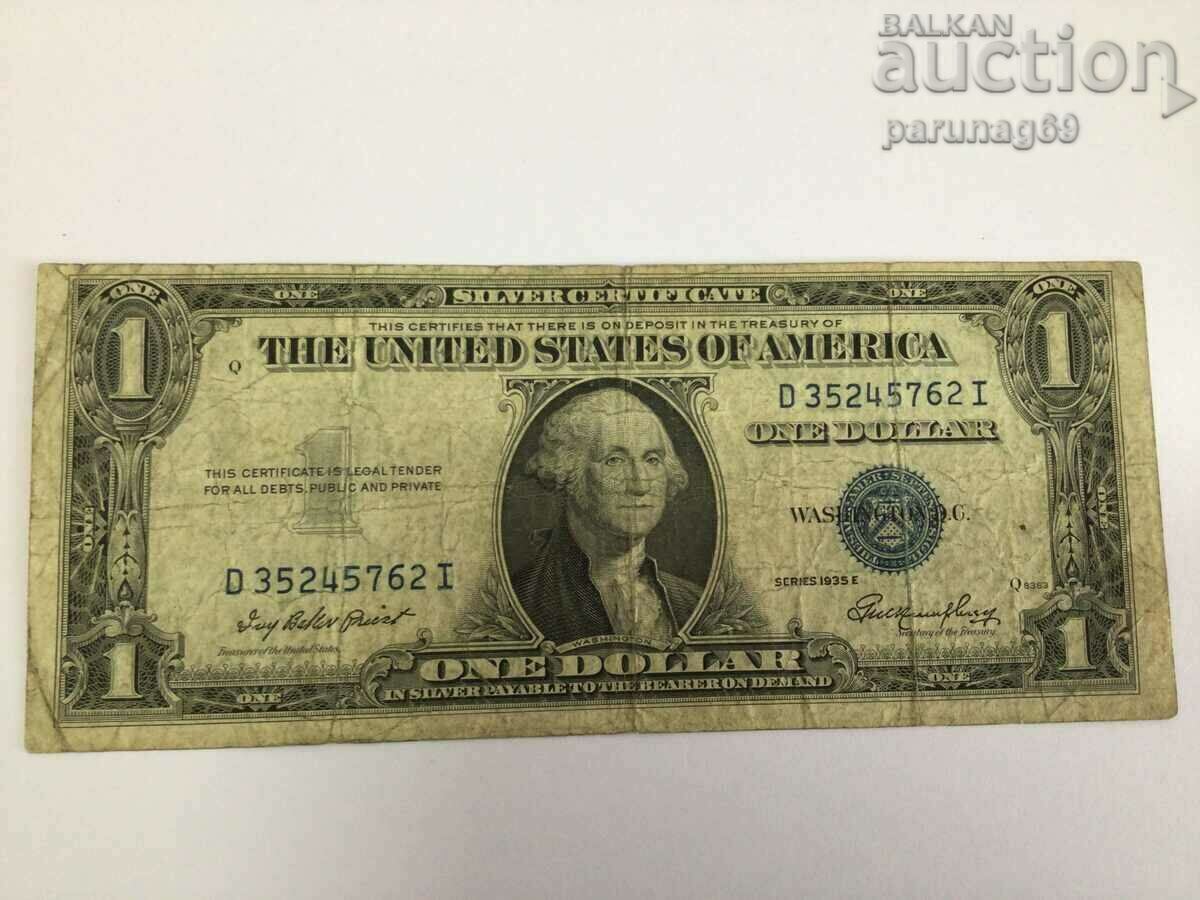 USA 1 Dollar 1935 BLUE STAMP