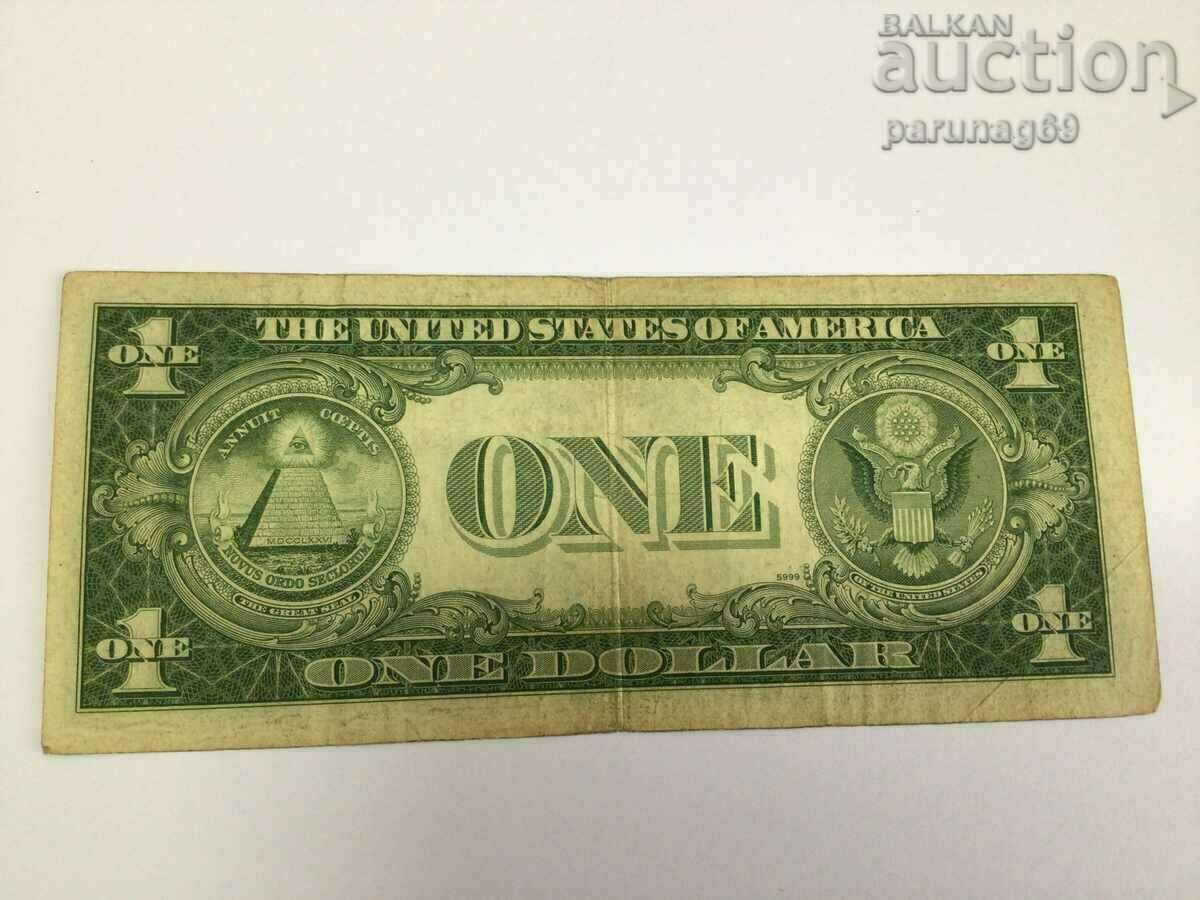 USA 1 Dollar 1935 BLUE STAMP (OR) with price 18.00 BGN | € 9.20
