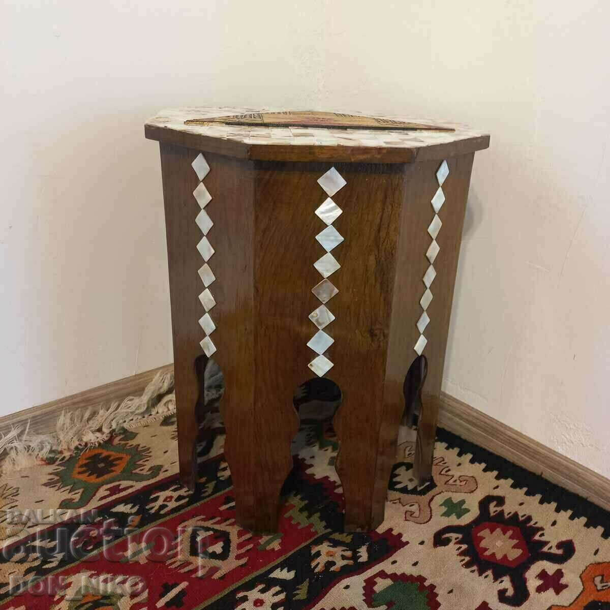 Mother-of-pearl, Ottoman table, mother-of-pearl inlay with price 400.00 BGN | € 204.52 Mother-of-pearl, Ottoman table, mother-of-pearl inlay with price 400.00 BGN | € 204.52
