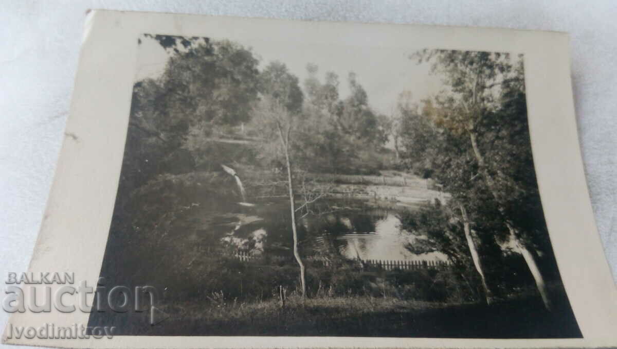 Φωτογραφία Κήπος πόλης με λίμνη 1931