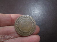 1892 TUNISIA 10 centimes