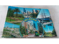 Пощенска картичка Melbourne Колаж
