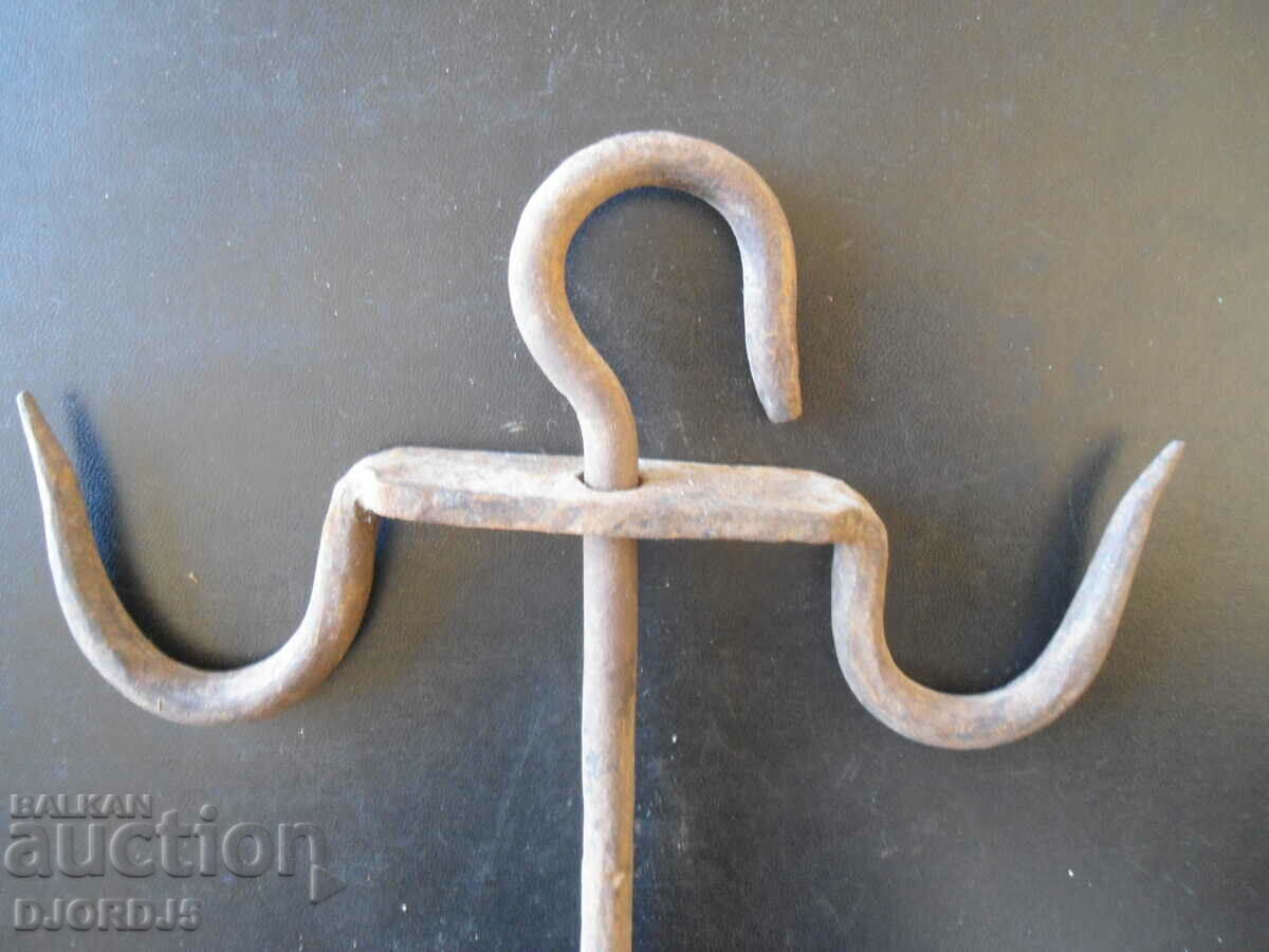 An old forged hook, a crown - 5 An old forged hook, a crown - 5