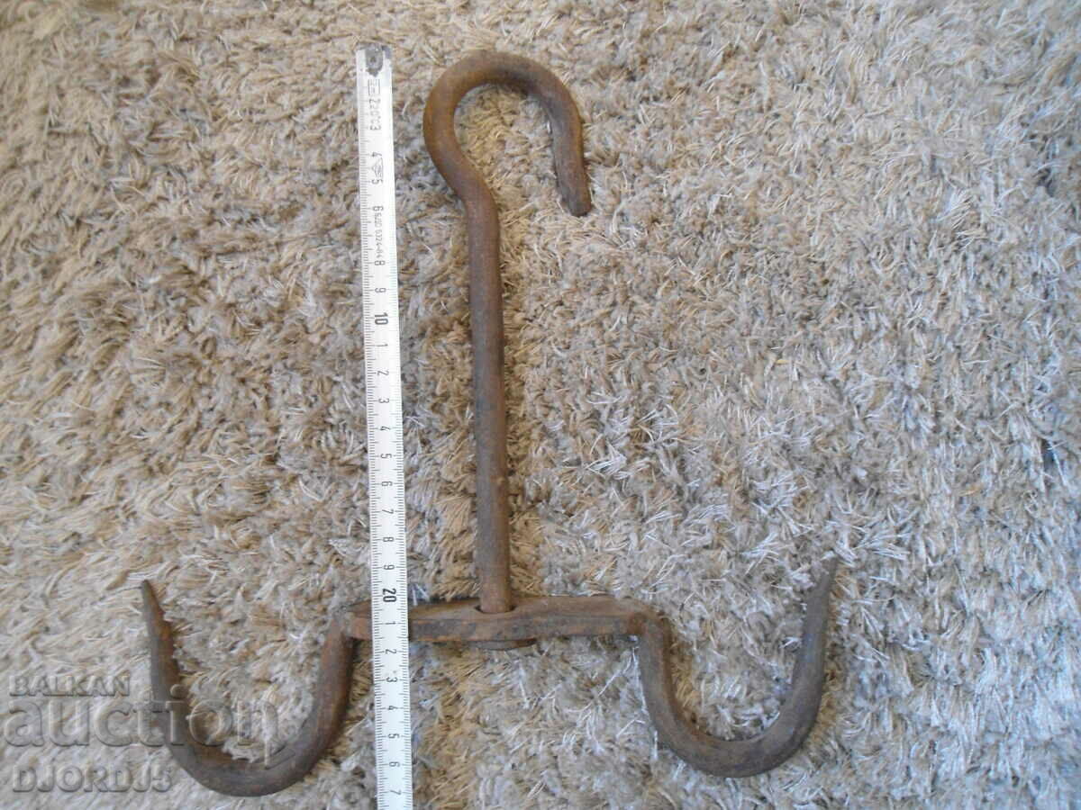 An old forged hook, a crown - 6 An old forged hook, a crown - 6