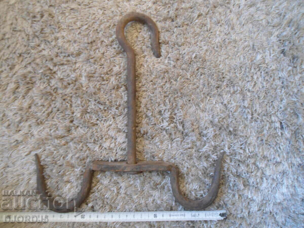 An old forged hook, a crown - 7 An old forged hook, a crown - 7