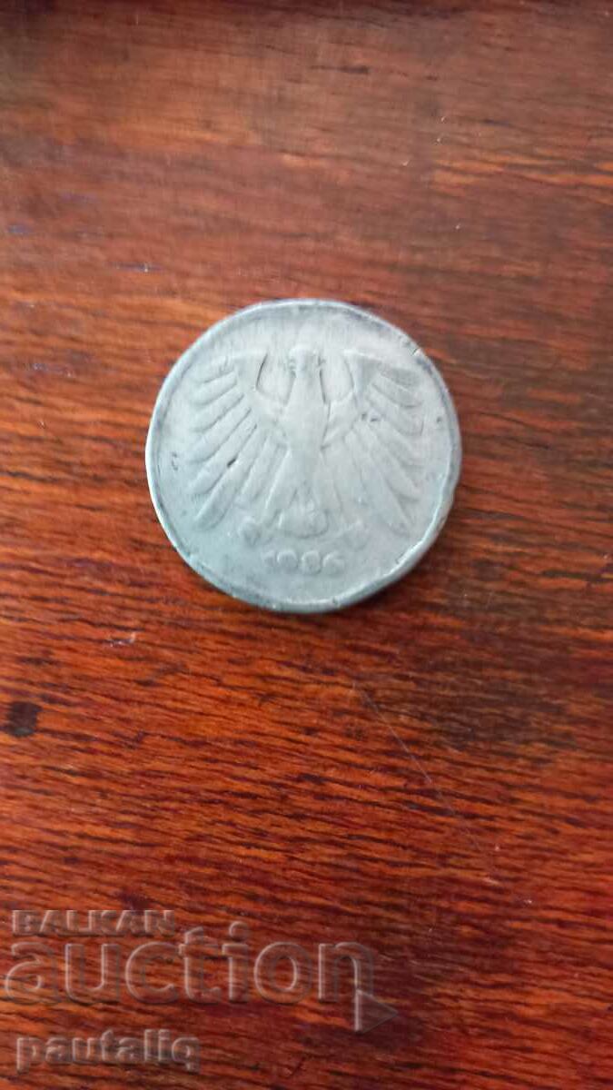 Delivery of 5 stamps 1986 Delivery of 5 stamps 1986