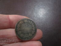 1867 anul 5 centesimi litera M - Italia
