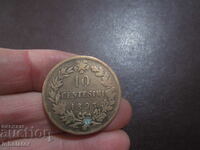 1893 year 10 centizimi Italy - BI
