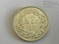 Elveția 1/2 franc 1957 (3)