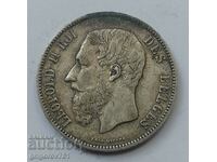 5 франка сребро Белгия 1873 сребърна монета #176