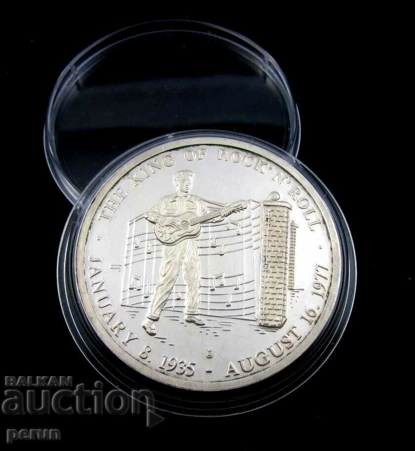 Auction  Elvis Presley - The King of Rock and Roll - Commemorative Coin - Plaque