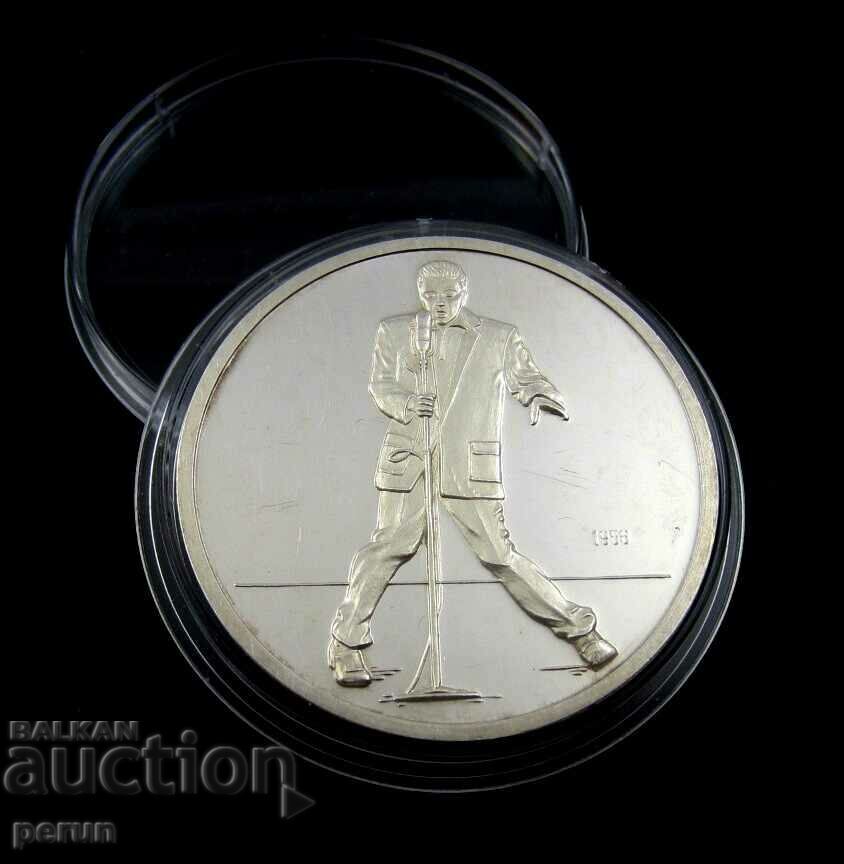 Elvis Presley - The King of Rock and Roll - Commemorative Coin - Plaque