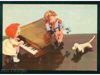 Artist St. Tsoneva - model de păpuși și PIANO VALENTINE'S DOG A7389