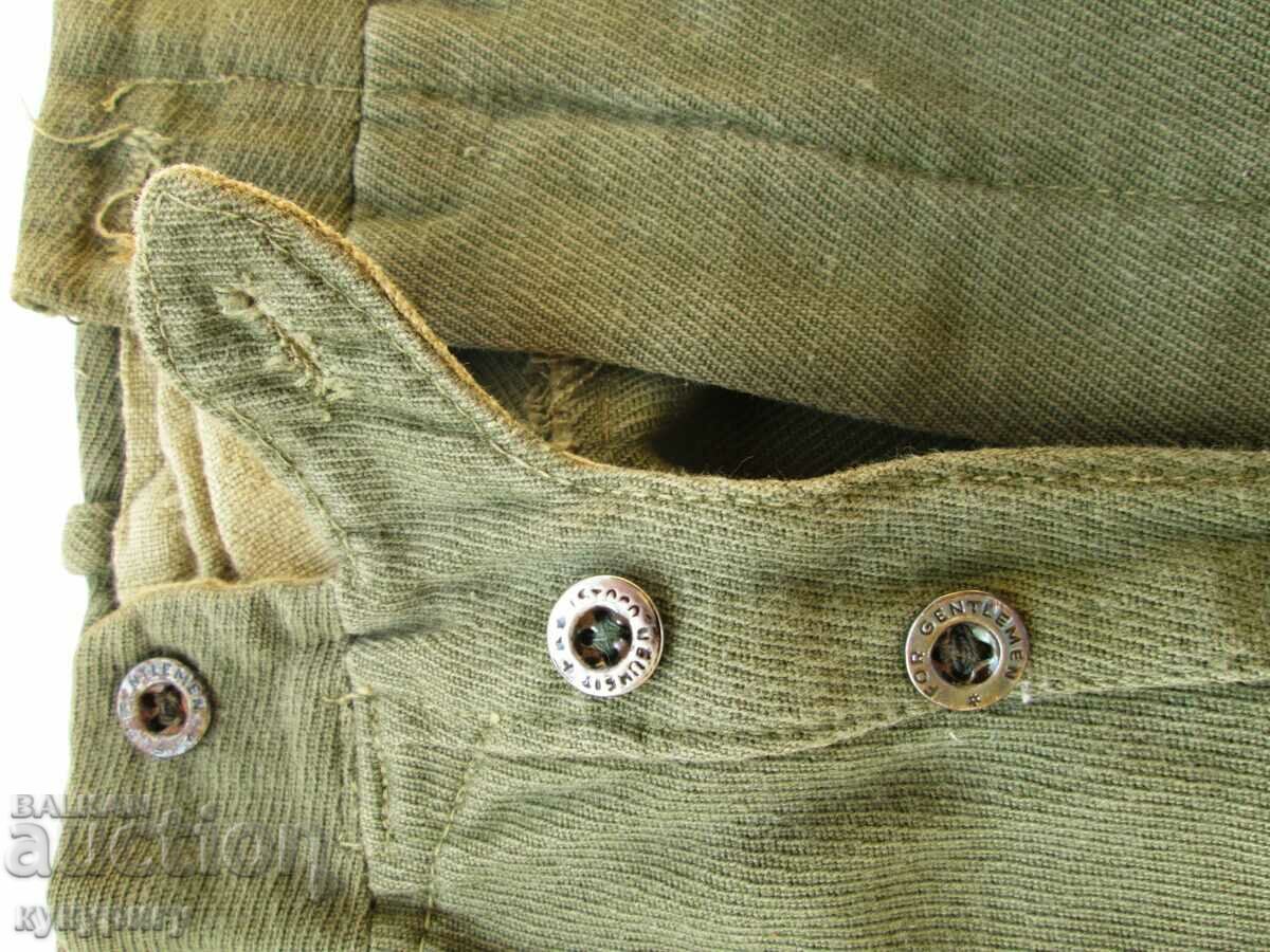 Παράδοση Παλιό βασιλικό παντελόνι στρατιώτη από καλοκαιρινή στρατιωτική στολή μάχης Παράδοση Παλιό βασιλικό παντελόνι στρατιώτη από καλοκαιρινή στρατιωτική στολή μάχης