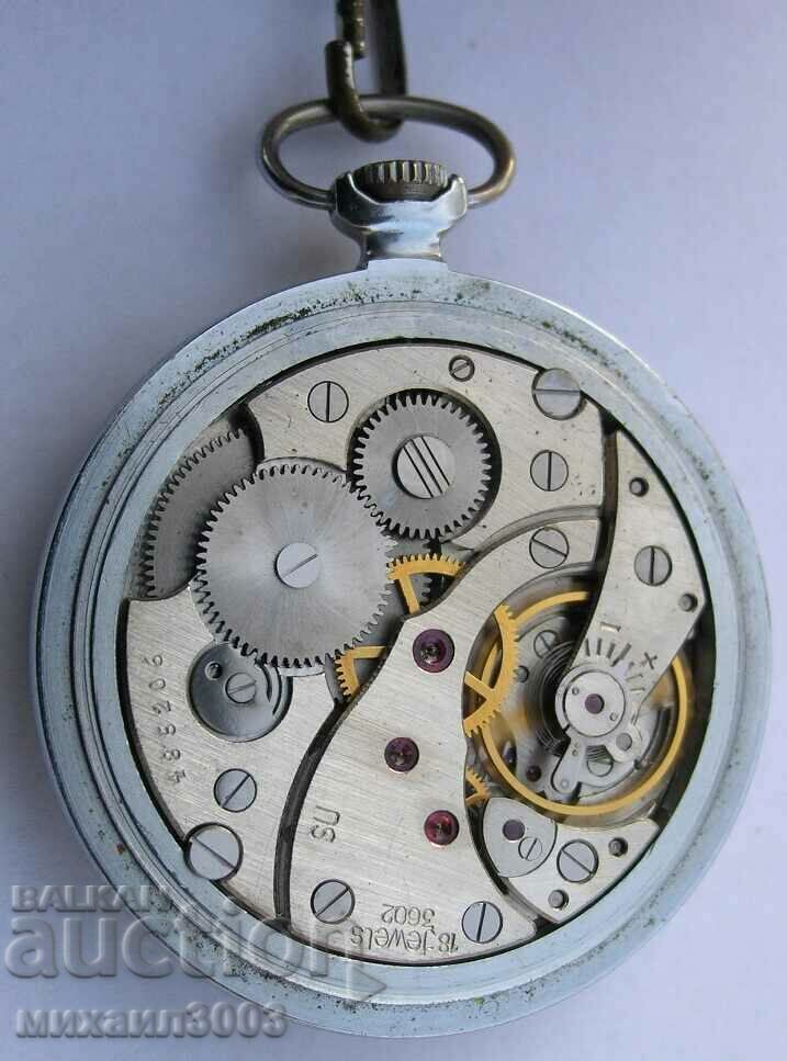 Delivery of MID 20TH CENTURY RUSSIAN LIGHTNING POCKET WATCH Delivery of MID 20TH CENTURY RUSSIAN LIGHTNING POCKET WATCH
