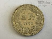 Switzerland 2 francs 1982