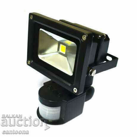 Outdoor LED floodlight with motion sensor PirLED 30W