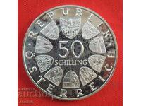 50 Shilling Austria Argint 1970 CALITATE PROBABILĂ-PENTRU COLECȚIE-